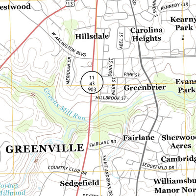 Greenville SW, NC (2013, 24000-Scale) Preview 3