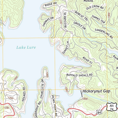 Lake Lure, NC (2013, 24000-Scale) Preview 2