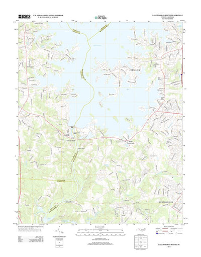 Lake Norman South, NC (2013, 24000-Scale) Preview 1