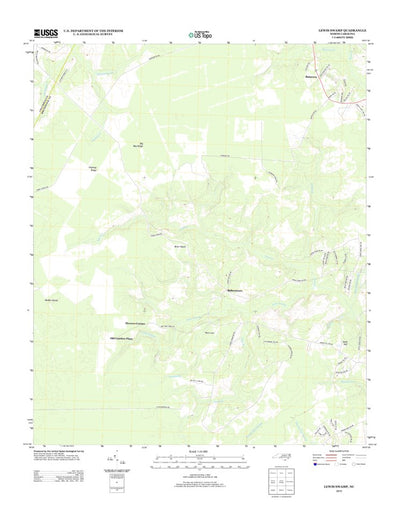 Lewis Swamp, NC (2013, 24000-Scale) Preview 1