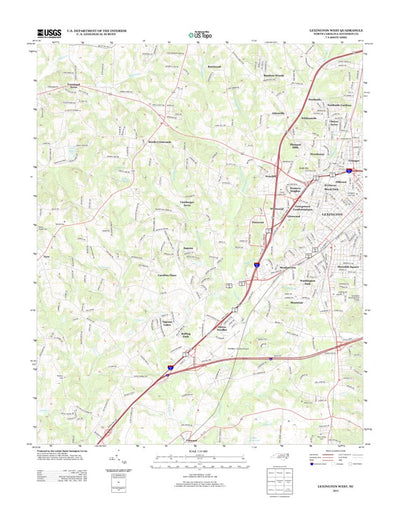 Lexington West, NC (2013, 24000-Scale) Preview 1