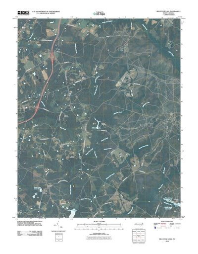 Millstone Lake, NC (2010, 24000-Scale) Preview 1
