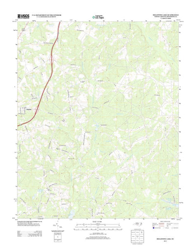 Millstone Lake, NC (2013, 24000-Scale) Preview 1