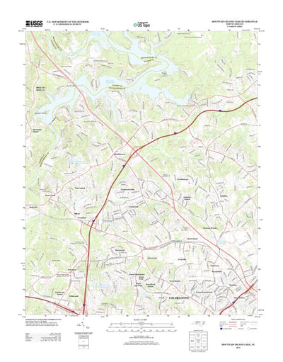 Mountain Island Lake, NC (2013, 24000-Scale) Preview 1