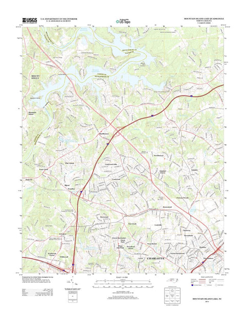 Mountain Island Lake, NC (2013, 24000-Scale) Preview 1
