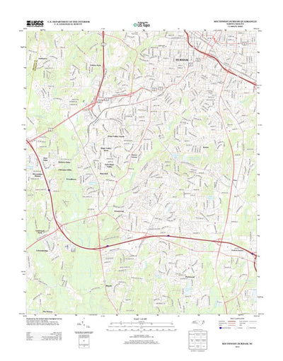 Southwest Durham, NC (2013, 24000-Scale) Preview 1