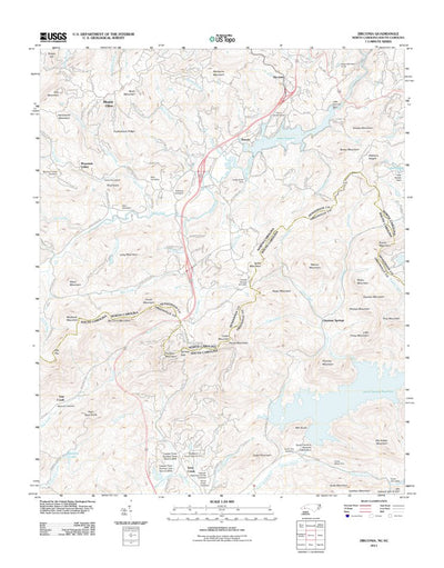 Zirconia, NC-SC (2011, 24000-Scale) Preview 1