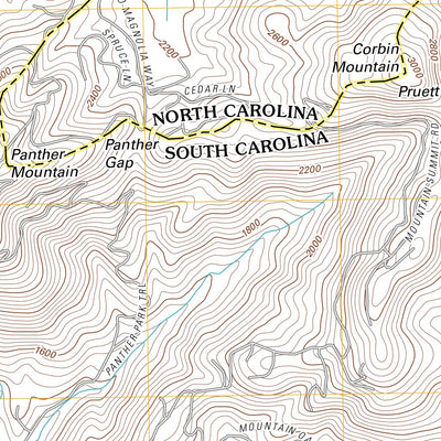 Zirconia, NC-SC (2011, 24000-Scale) Preview 3