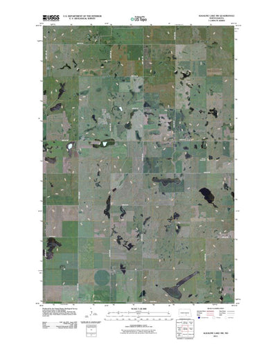Alkaline Lake SW, ND (2011, 24000-Scale) Preview 1