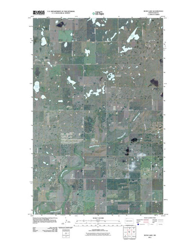 Bush Lake, ND (2011, 24000-Scale) Preview 1