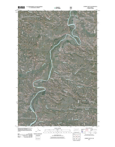 Chimney Butte, ND (2011, 24000-Scale) Preview 1