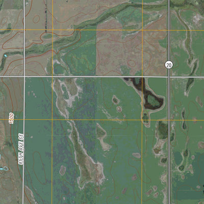 Courtenay NW, ND (2011, 24000-Scale) Preview 2