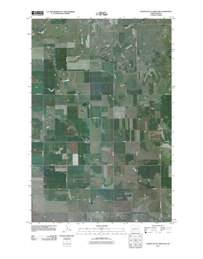 Crown Butte Creek NW, ND (2011, 24000-Scale) Preview 1