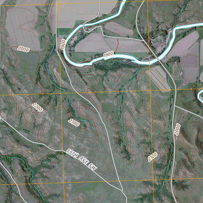 Crown Butte Creek SE, ND (2011, 24000-Scale) Preview 2
