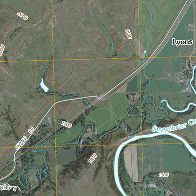 Crown Butte Lake, ND (2011, 24000-Scale) Preview 2