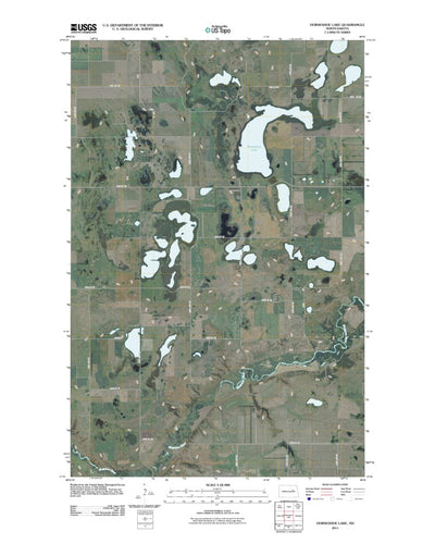 Horseshoe Lake, ND (2011, 24000-Scale) Preview 1