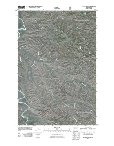 Ice Box Canyon, ND (2011, 24000-Scale) Preview 1