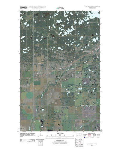 Lake Upsilon SE, ND (2011, 24000-Scale) Preview 1