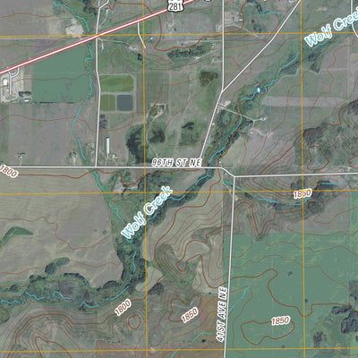 Lake Upsilon SE, ND (2011, 24000-Scale) Preview 2