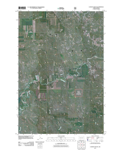 Lookout Butte, ND (2011, 24000-Scale) Preview 1