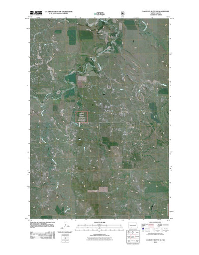 Lookout Butte SE, ND (2011, 24000-Scale) Preview 1