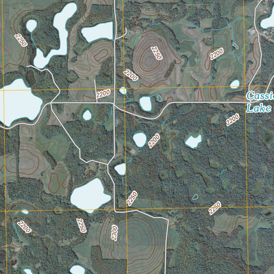 Metigoshe Lake, ND (2011, 24000-Scale) Preview 3