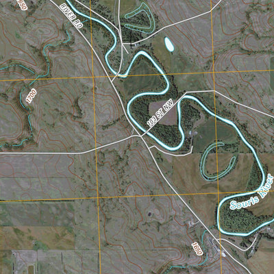 Mouse River Park NW, ND (2011, 24000-Scale) Preview 3