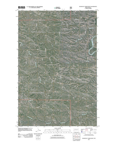 Roosevelt Creek West, ND (2011, 24000-Scale) Preview 1