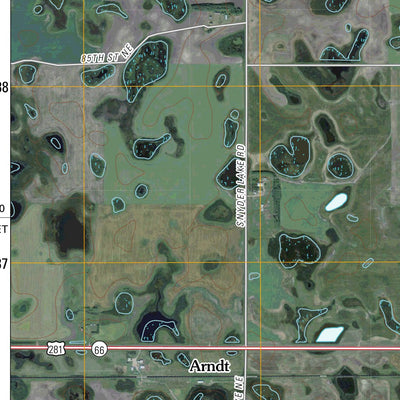 Snyder Lake, ND (2011, 24000-Scale) Preview 3