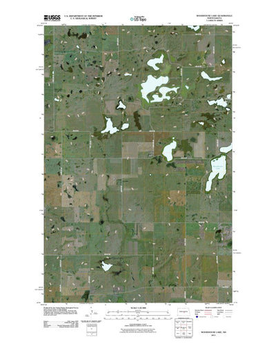 Woodhouse Lake, ND (2011, 24000-Scale) Preview 1