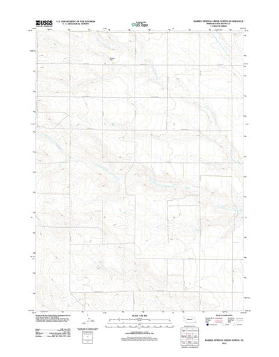 Barrel Springs Creek North, NE (2011, 24000-Scale) Preview 1