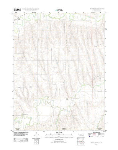 Beaver City SW, NE-KS (2011, 24000-Scale) Preview 1