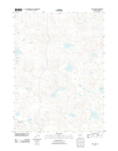 Beck Lake, NE (2011, 24000-Scale) Preview 1