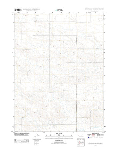 Bennett Reservoir West, NE (2011, 24000-Scale) Preview 1
