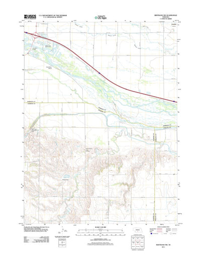 Bertrand NW, NE (2011, 24000-Scale) Preview 1