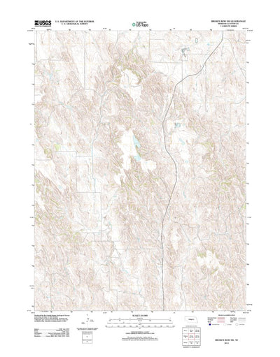 Broken Bow SW, NE (2011, 24000-Scale) Preview 1