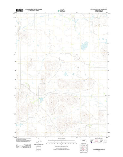 Cottonwood Lake, NE (2011, 24000-Scale) Preview 1