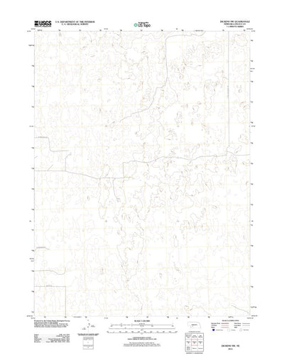 Dickens NW, NE (2011, 24000-Scale) Preview 1