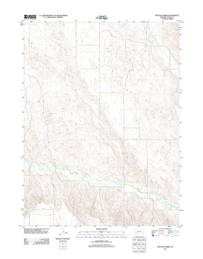 Dittons Creek, NE (2011, 24000-Scale) Preview 1