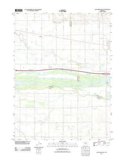 Elm Creek West, NE (2011, 24000-Scale) Preview 1