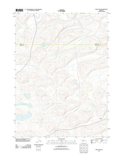 Frye Lake, NE (2011, 24000-Scale) Preview 1