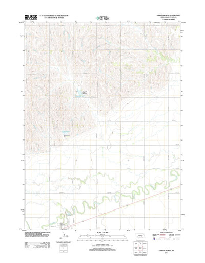 Gibbon North, NE (2011, 24000-Scale) Preview 1