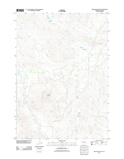 Isinglass Buttes, NE (2011, 24000-Scale) Preview 1
