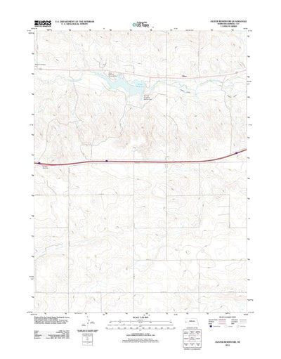 Oliver Reservoir, NE (2011, 24000-Scale) Preview 1