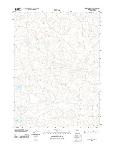 Sunflower Lake, NE (2011, 24000-Scale) Preview 1