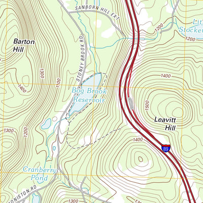 Sunapee Lake North, NH (2012, 24000-Scale) Preview 3
