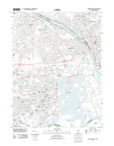 Trenton West, NJ-PA (2011, 24000-Scale) Preview 1