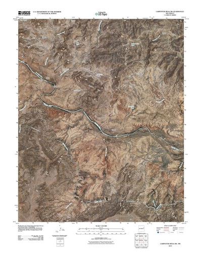 Carpenter Mesa SW, NM (2010, 24000-Scale) Preview 1