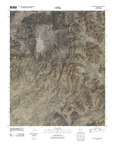 Fence Lake SW, NM (2010, 24000-Scale) Preview 1