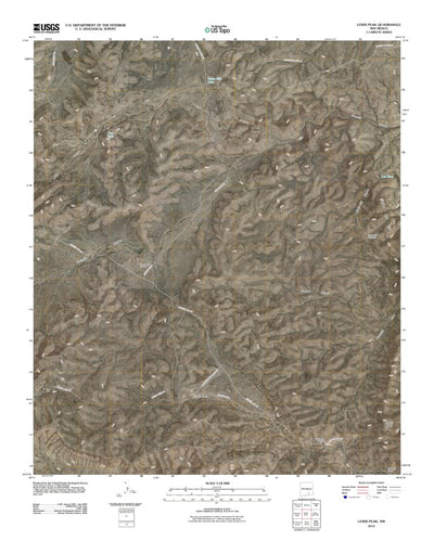 Lewis Peak, NM (2010, 24000-Scale) Preview 1